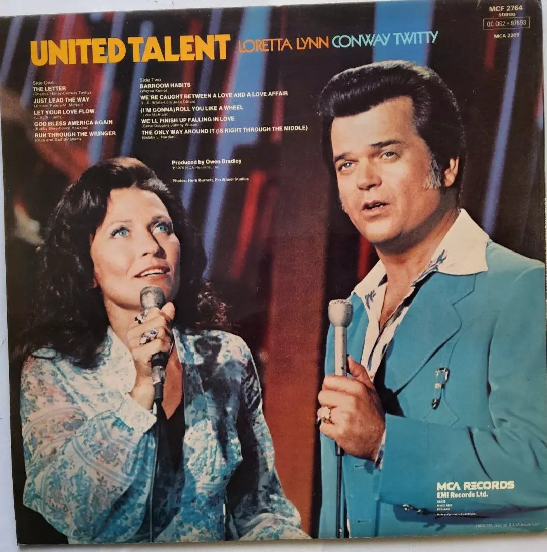 Conway Twitty & Loretta Lynn – United Talent LP Album vinyl record NM | eBay