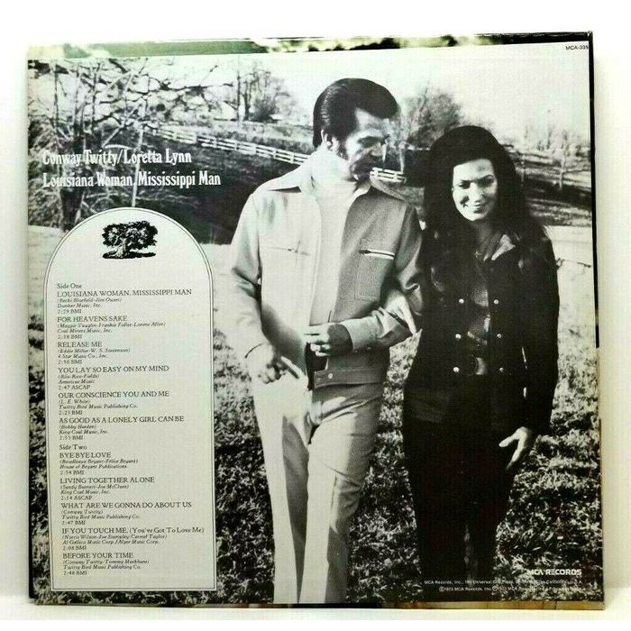 Conway Twitty Loretta Lynn Louisiana Woman Mississippi Man LP Vinyl Record (P7) on eBid United States | 220265283