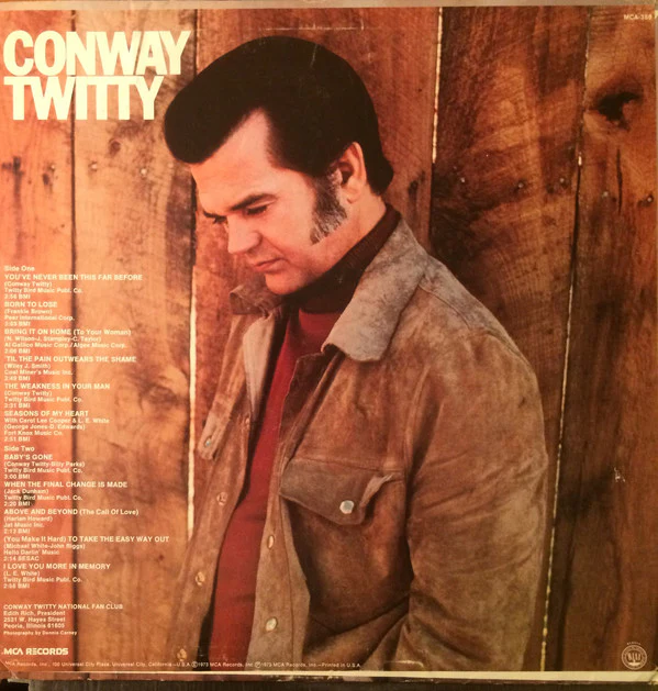 Back Street Affair – Conway Twitty